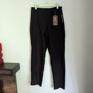 NEW No Boundaries Juniors 11-13 Millenium Pants Black High Rise Slit Hem 206